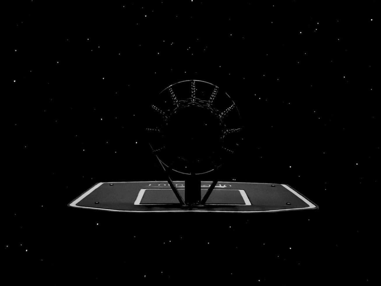 Panier de basketball ciel nocturne Moon Light Basketball